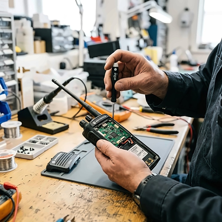 Radio repair technician
